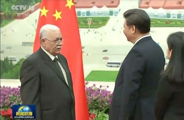 الرئيس الصيني يستقبل سفير دولة فلسطين الجديد د. فريز مهداوي