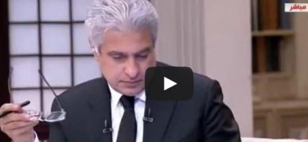 شاهد.. بكاء "الإبراشي" تأثرا بكلمات صاحب مقولة "أمي ماتت"