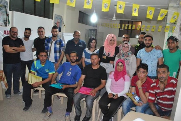 اختتام ورشة تدريب مدربي الرياضة تنظمه انيرا لتعزيز قدرات الشباب والمراهقين في مخيم عين الحلوة