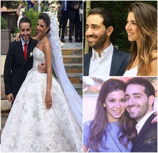 صور: زفاف أسطوري لابن وزير لبناني على فتاة سورية.. 3 فساتين زفاف في ليلة من ألف ليلة!