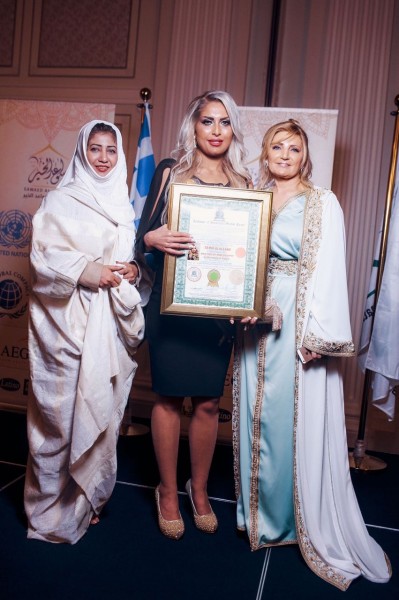 زينة العلمي ملكة جمال الأردن تتوج سفيرة للسلام العالمي من الأمم المتحدة