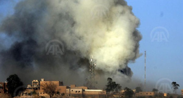 طائرات التحالف تقصف لواء "العمالقة" في عمران شمال اليمن