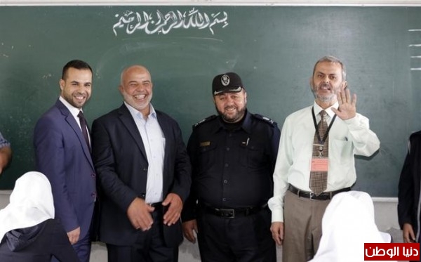 صور : قيادة وزارة الداخلية بغزة تتفقد لجان امتحانات الثانوية العامة