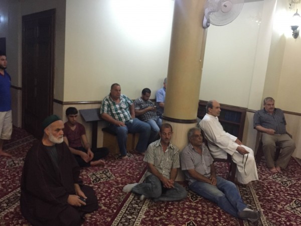 أمسية دينية في مسجد الإيمان مخيم الرشيدية استقبالا لشهر رمضان المبارك
