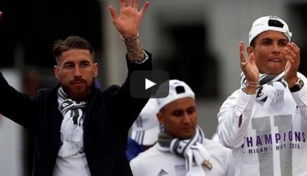 بالفيديو: زين الدين زيدان وأبطاله يحظون باستقبال تاريخي