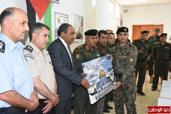المؤسسة الأمنية في محافظة سلفيت تكرم فريق المحارب الدولي