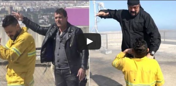شاهد...ضحايا رامز بيلعب بالنار "أنطونيو بانديراس وستيفن سيجال"