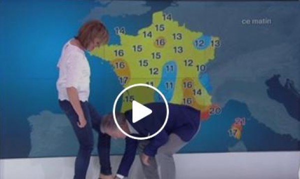 مذيعة فرنسية تتوج "سندريلا" على الهواء!
