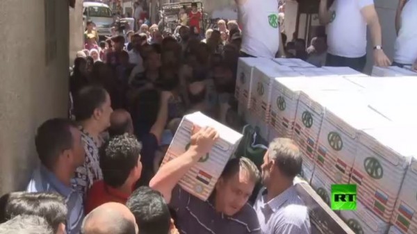 جمعية قاديروف الخيرية تساعد المحتاجين في دمشق