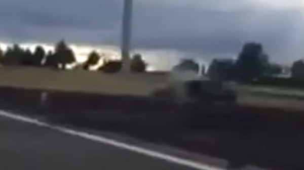 حادث مفزع على الطريق السريع