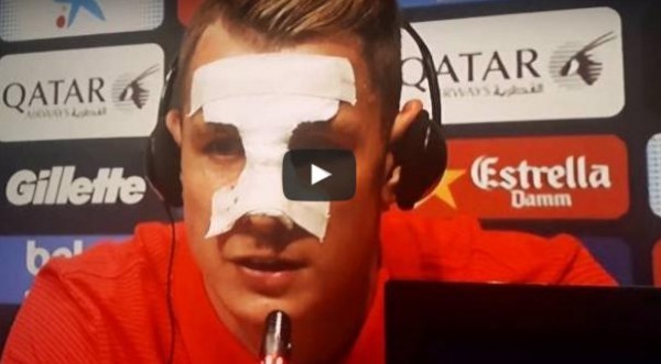شاهد : الكلمات الأولى للاعب برشلونة الجديد الفرنسي لوكا ديني
