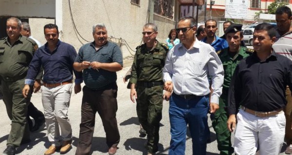 قوات الأمن الوطني الفلسطيني تباشر أعمال البناء والترميم لمنزل مواطنه من بلدة الفندقومية
