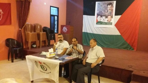 جبهة التحرير الفلسطينية تنظم ندوة فكرية وسياسية في مخيم البرج الشمالي