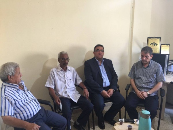 السيد صفديه يـزور مخيم عين الحلوة ويلتقي اللجان الشعبيه