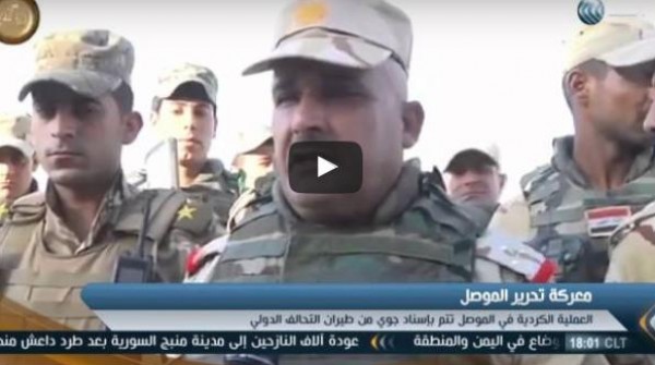 فيديو: هجوم جديد من قوات البشمركة على "داعش" في الموصل