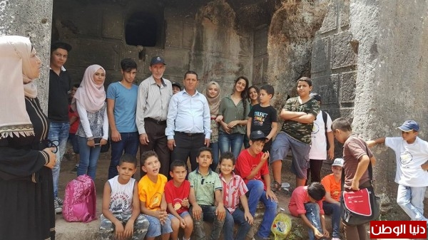 جمعية ابداع الطفل ومفوضية سلفيت ينظمان رحلة استكشافية الى قراوه بني حسان