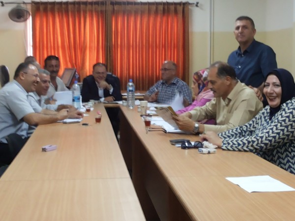اللجنة الإقليمية للتخطيط والبناء في محافظة جنين تعقد جلستها رقم (23/2016 )