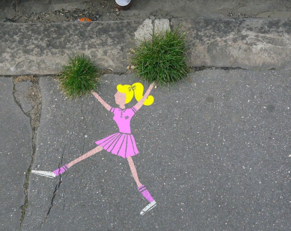 رسومات شيقة في شوارع باريس