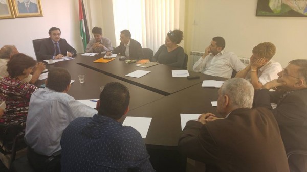 وزير الثقافة يلتقي بالناشرين الفلسطينيين تحضيرا لمعرض عمان الدولي