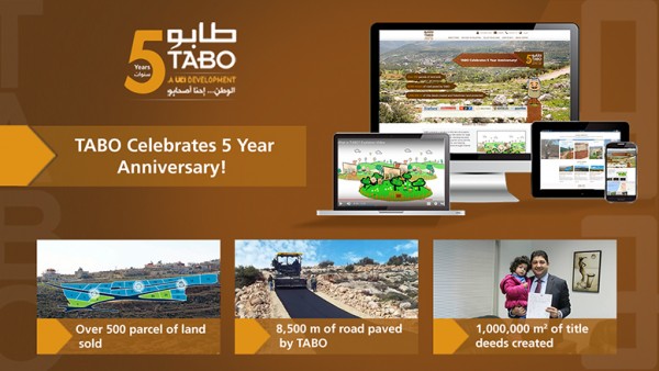 شركة الاتحاد للإعمار والاستثمار تحتفل بالذكرى السنوية الخامسة لإطلاق مشروع طابو