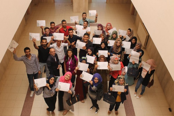 انجاز فلسطين تنظم ورشة عمل " مهارات النجاح" بالجامعة العربية الأمريكية