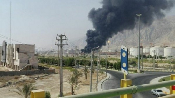 اندلاع حريق في مصفاة "بو علي سينا" الإيرانية