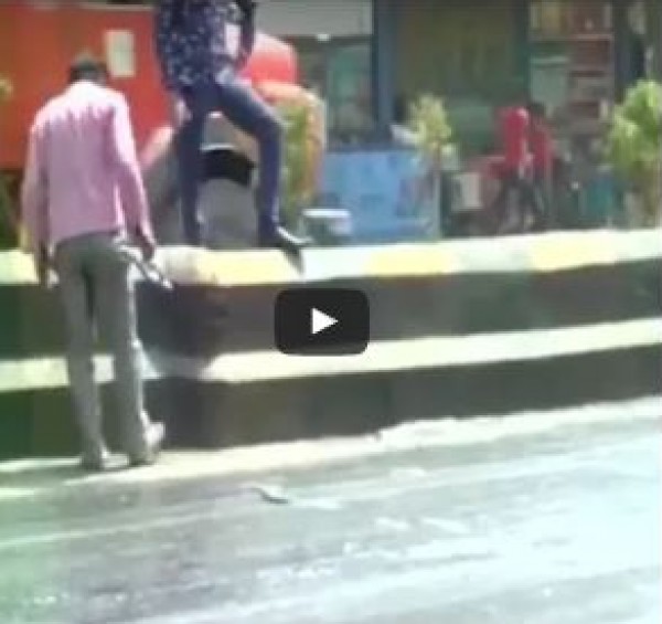 حرارة الهند تذيب شوارعها