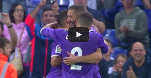 ريال مدريد يضرب إسبانيول بثنائية ويتصدر الليجا