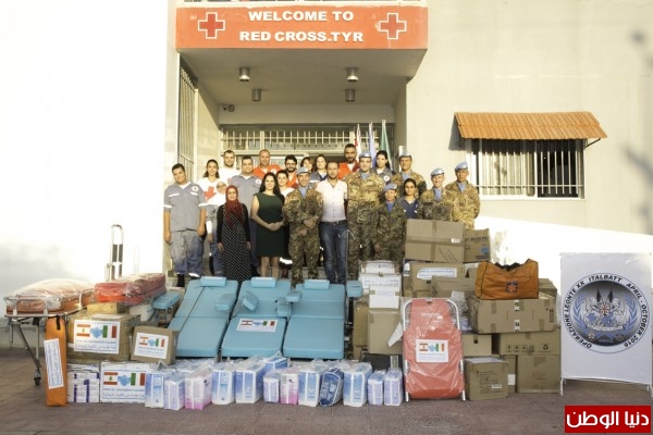 هبة إيطالية دولية للصليب الأحمر اللبناني