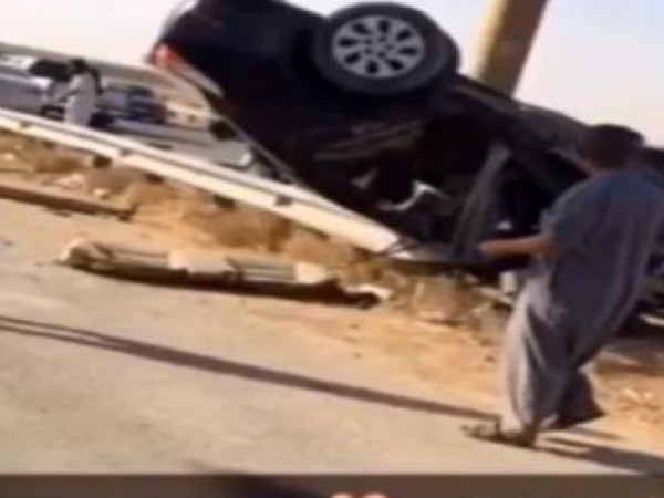 فيديو يوثق لحظة وفاة أشهر مفحط في السعودية