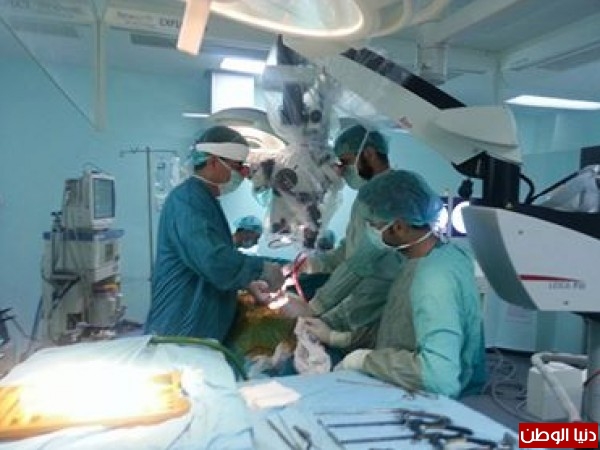 طاقم جراحة الأعصاب بالمستشفى الأوروبي يستأصل أوراما داخل العمود الفقري