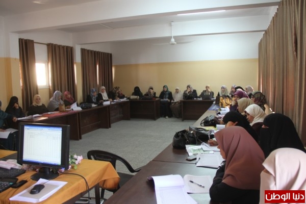 مديرية شمال غزة تعقد ورشة عمل حول آلية التسجيل في السجل المالي