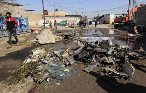 مقتل 7 أشخاص بهجوم انتحاري استهدف سوقا في بغداد