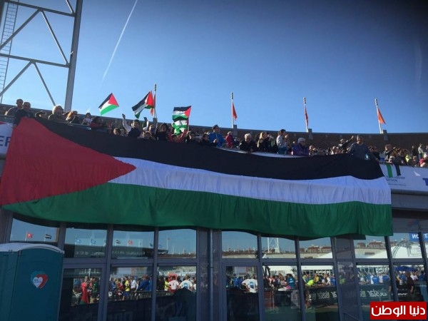 فلسطين تتألق في ماراثون امستردام الدولي