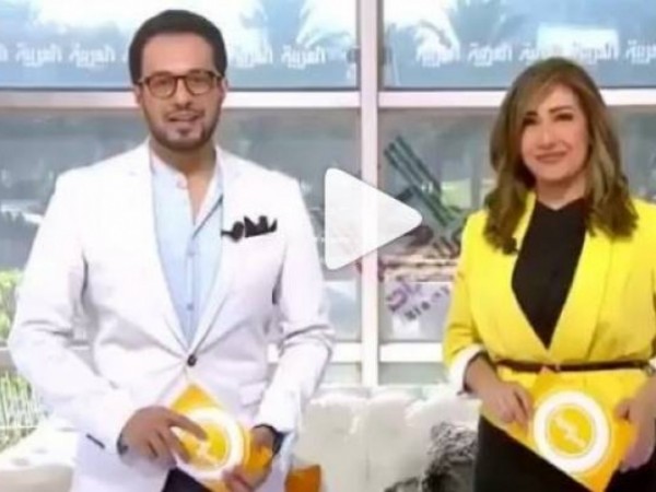 مذيع يحرج زميلته ويناديها باسم آخر..شاهدوا ردة فعلها