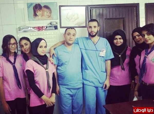 كشافة ناشط تزور الاطفال المرضى في مستشفى الهمشري