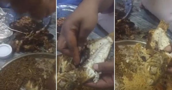 شاهد: ماذا وجد هذا المواطن داخل سمكة اشتراها من مطعم شهير في جدة!