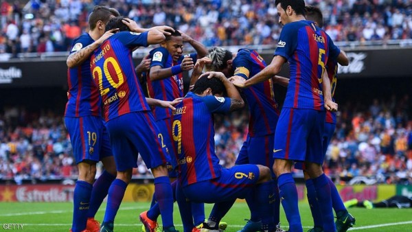اتحاد الكرة يدين "التصرف المذموم" للاعبي برشلونة