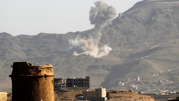 غارات مكثفة للتحالف على مواقع للمتمردين في صنعاء وصعدة