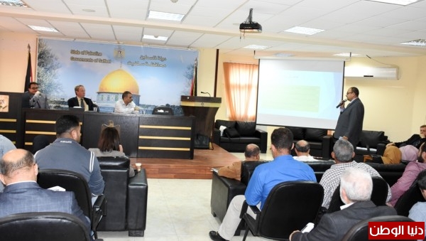 محافظة سلفيت تعقد ورشة حول "مشروع إعداد خارطة طريق لإنشاء مصالح مياه إقليمية"
