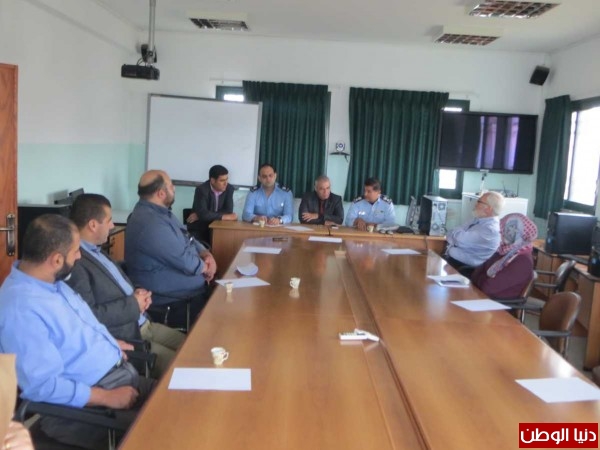 تربية سلفيت تستضيف ندوة للشرطة حول مكافحة المخدرات