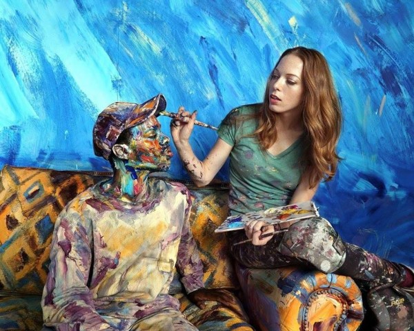 لوحات زيتية ثلاثية الأبعاد