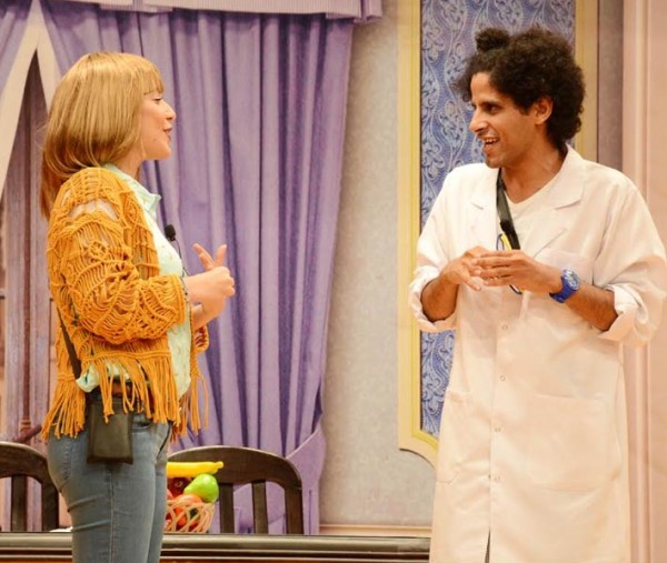 بالفيديو أقوى سخرية من أبو سن و كريستينا على مسرح مصر