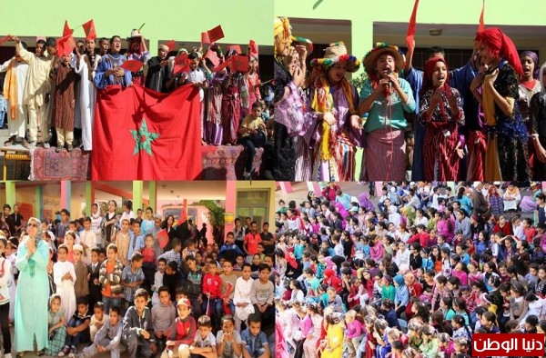 مدرسة اشبيلية تخلد عيد المسيرة الخضراء