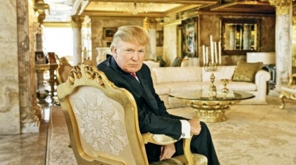 بالصور: قصر دونالد ترامب الاسطوري المزخرف بالذهب والماس يشغل العالم