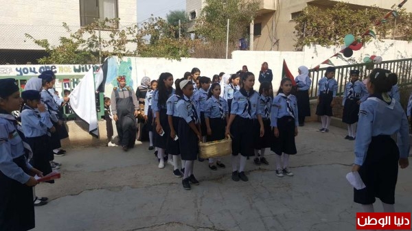 مدرسة بنات ديراستيا تستقبل وفدا طلابيا من مدرسة بنات أريحا