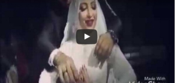 عروس تعض عريسها أثناء الزفاف