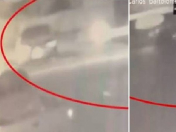 فتاة تتحدي سرعة قطار بسيارتها