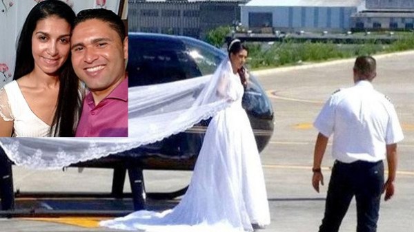 بالصور: مروحية تزف عروساً برازيلية إلى الموت بدلا من عريسها!