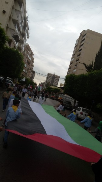 الكشافة الفلسطينية تشارك في مسيرة احياء المولد النبوي الشريف